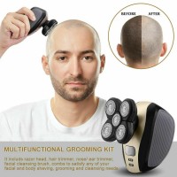 5 In 1 4D Rechargeable Bald Head Electric Shaver